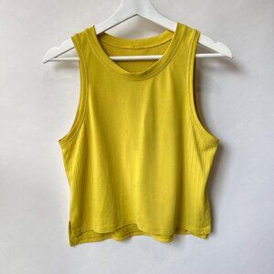 Lululemon Train to Be Tank Top, Yellow